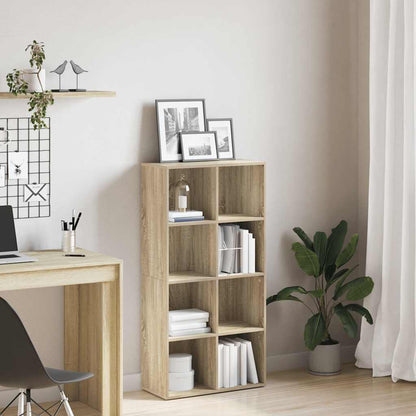 Libreria/Credenza Rovere Sonoma 66x30x130 cm Legno Multistrato