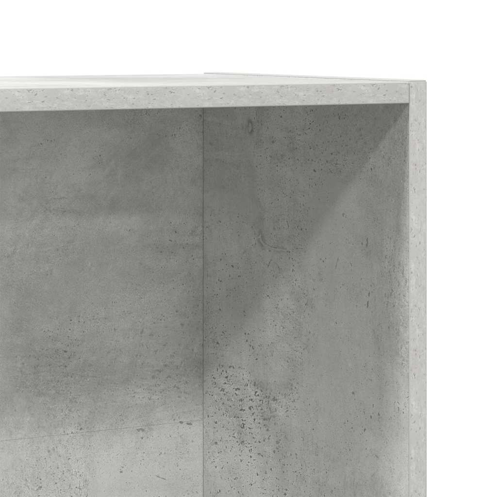 Libreria/Credenza Grigio Cemento 66x30x130 cm Legno Multistrato | homemem39