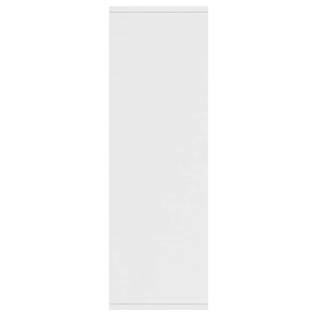 Libreria/Credenza Bianca 50x25x80 cm in Legno Multistrato | homemem39