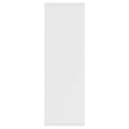 Libreria/Credenza Bianca 50x25x80 cm in Legno Multistrato | homemem39