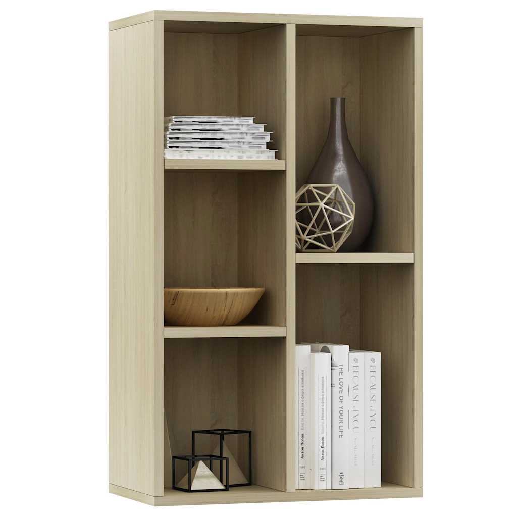 Libreria/Credenza Rovere Sonoma 50x25x80 cm Legno Multistrato | homemem39