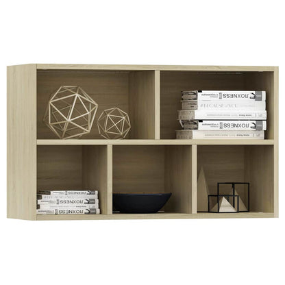 Libreria/Credenza Rovere Sonoma 50x25x80 cm Legno Multistrato | homemem39