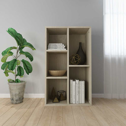 Libreria/Credenza Rovere Sonoma 50x25x80 cm Legno Multistrato | homemem39