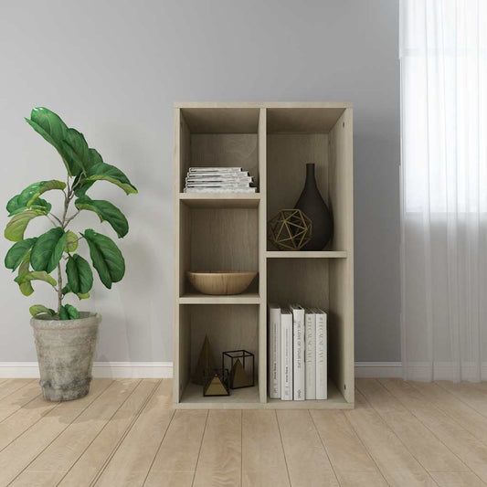 Libreria/Credenza Rovere Sonoma 50x25x80 cm Legno Multistrato | homemem39