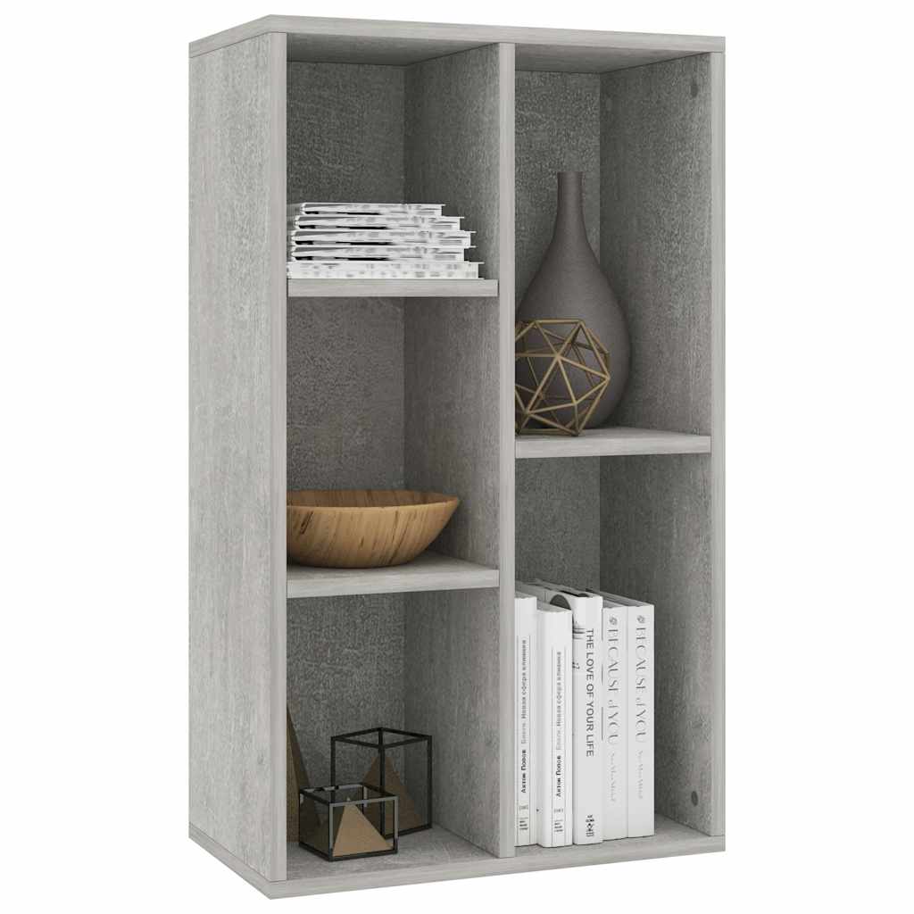 Libreria/Credenza Grigio Cemento 50x25x80 cm Legno Multistrato | homemem39