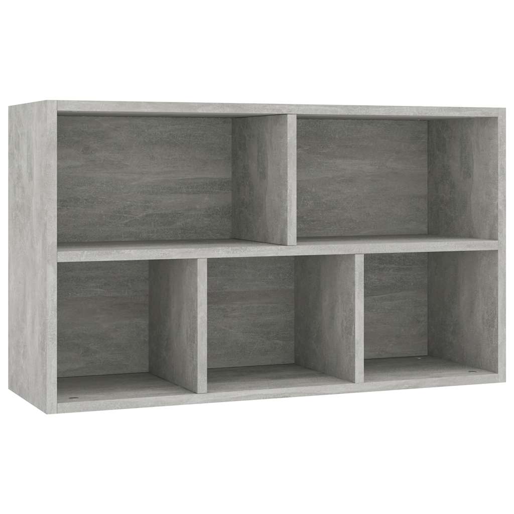 Libreria/Credenza Grigio Cemento 50x25x80 cm Legno Multistrato | homemem39