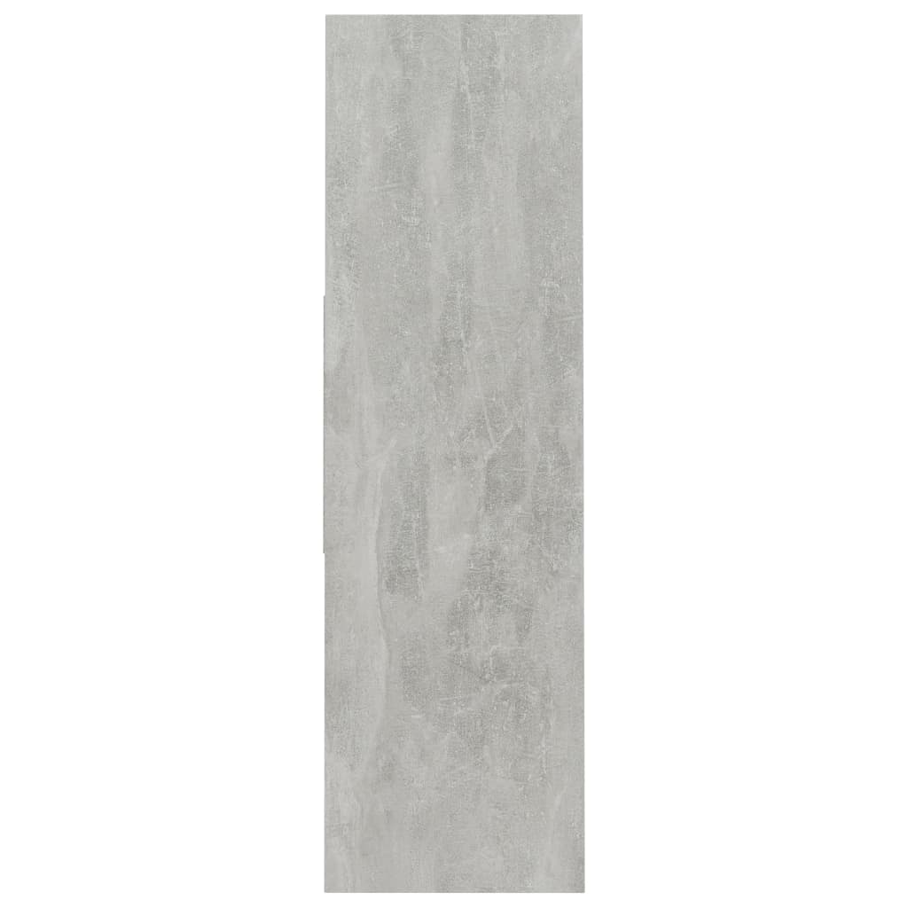 Libreria Grigio Cemento 97,5x29,5x100 cm in Legno Multistrato | homemem39