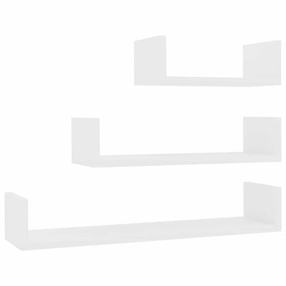 Mensole a Muro 3 pz in legno multistrato
