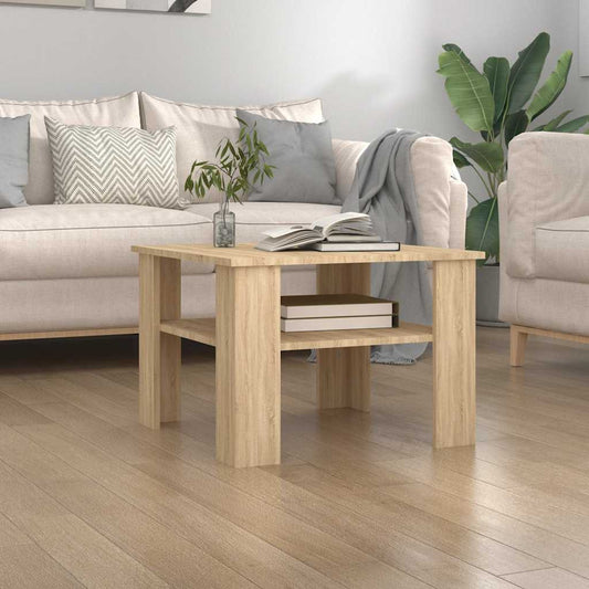 Tavolino da Salotto Rovere Sonoma 60x60x42 cm Legno Multistrato | homemem39