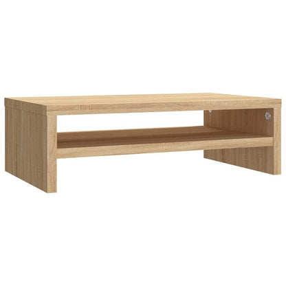 Supporto Monitor Rovere Sonoma 42x24x13 cm in Legno Multistrato - homemem39
