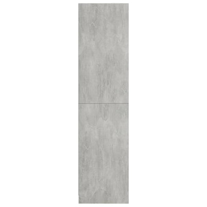 Armadio Grigio Cemento 100x50x200 cm in Legno Multistrato - homemem39