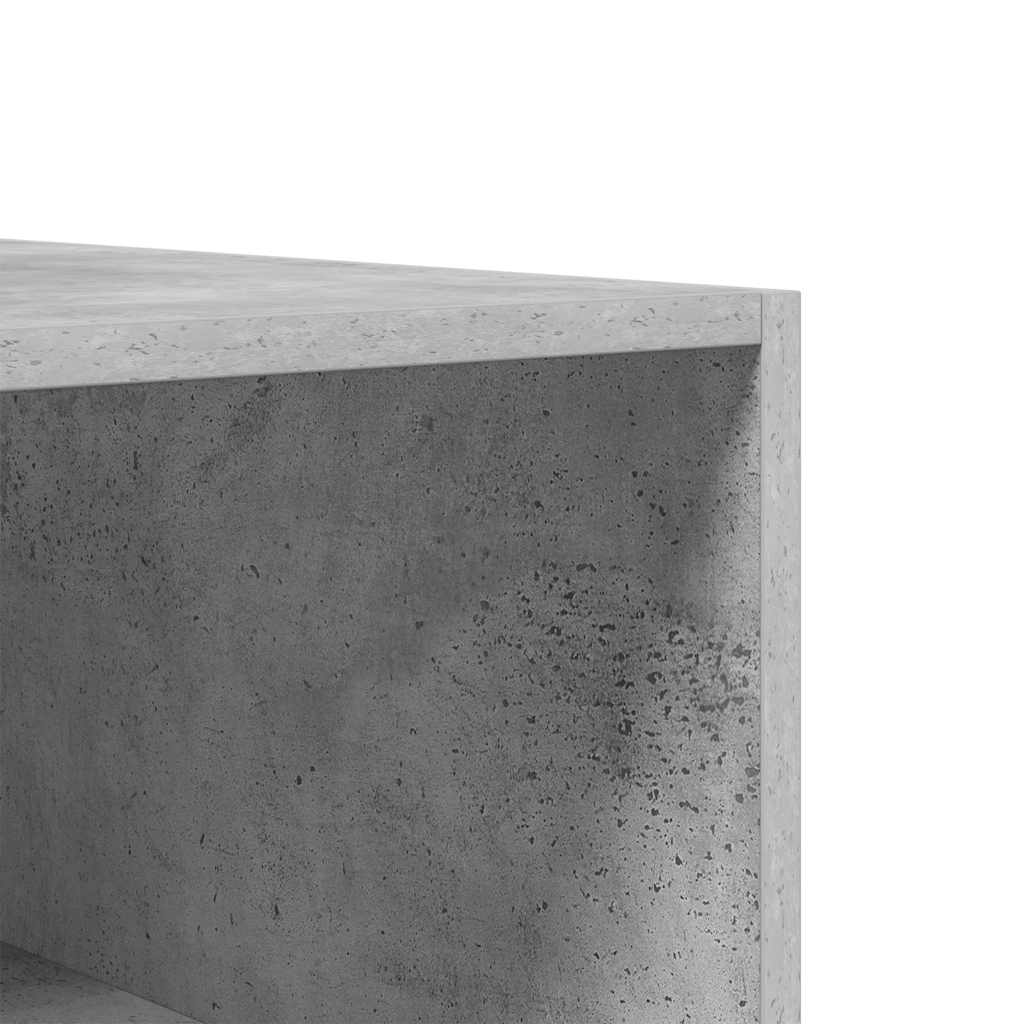 Armadio Grigio Cemento 100x50x200 cm in Legno Multistrato