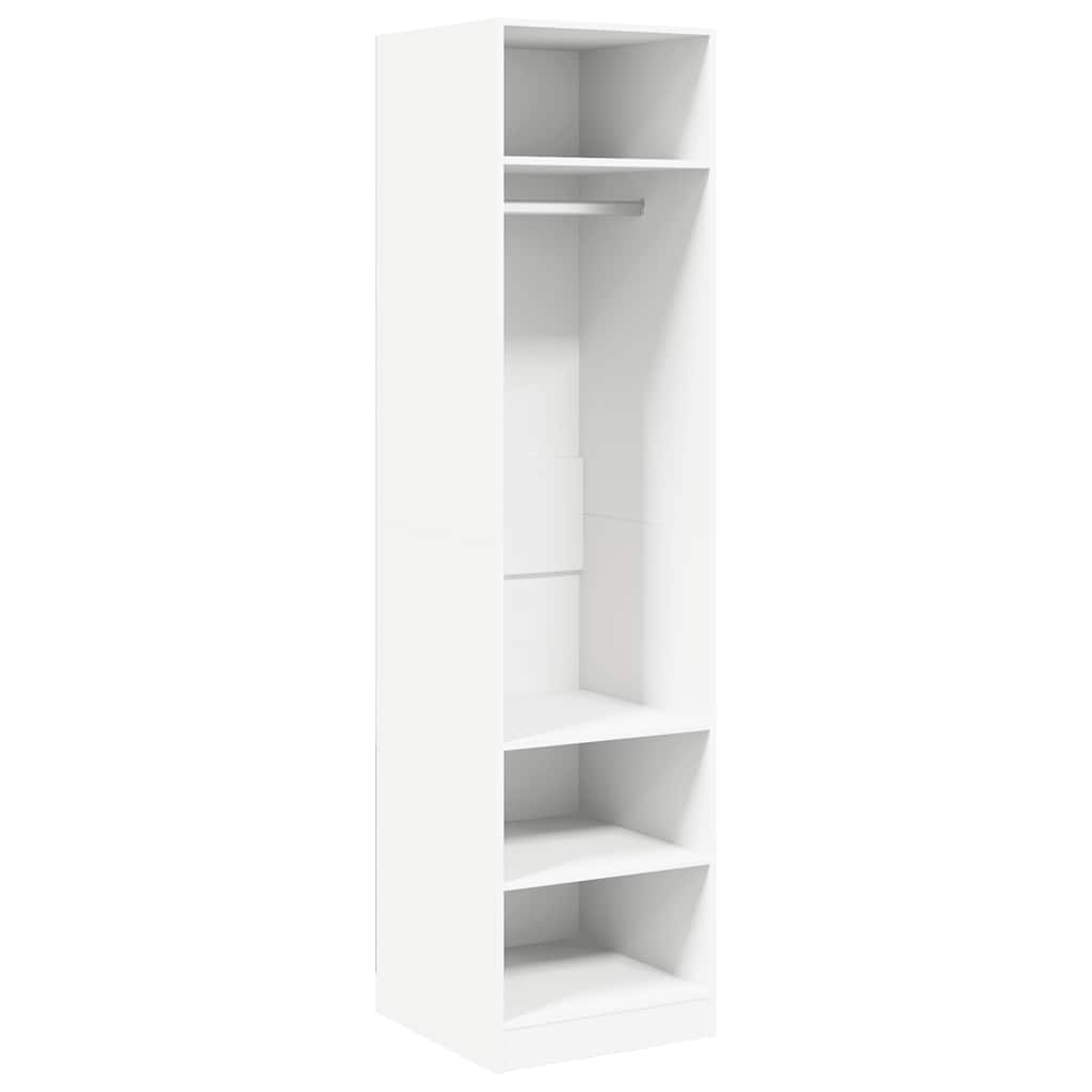 Armadio Bianco 50x50x200 cm in Legno Multistrato | homemem39
