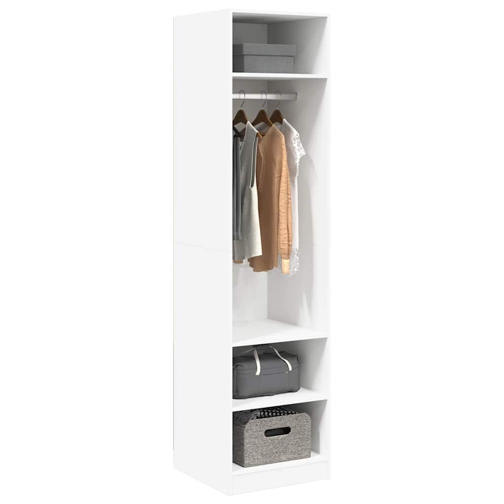Armadio Bianco 50x50x200 cm in Legno Multistrato | homemem39
