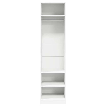 Armadio Bianco 50x50x200 cm in Legno Multistrato