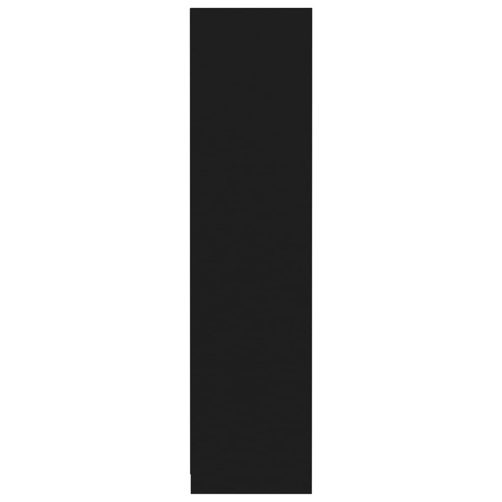 Armadio Nero 50x50x200 cm in Legno Multistrato - homemem39