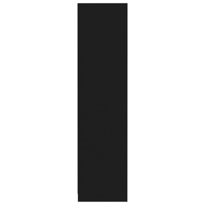 Armadio Nero 50x50x200 cm in Legno Multistrato - homemem39