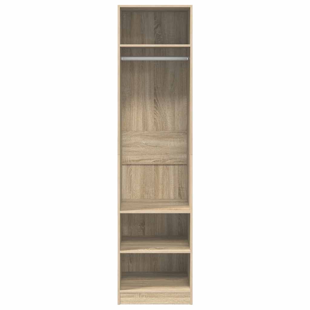 Armadio Rovere Sonoma 50x50x200 cm in Legno Multistrato