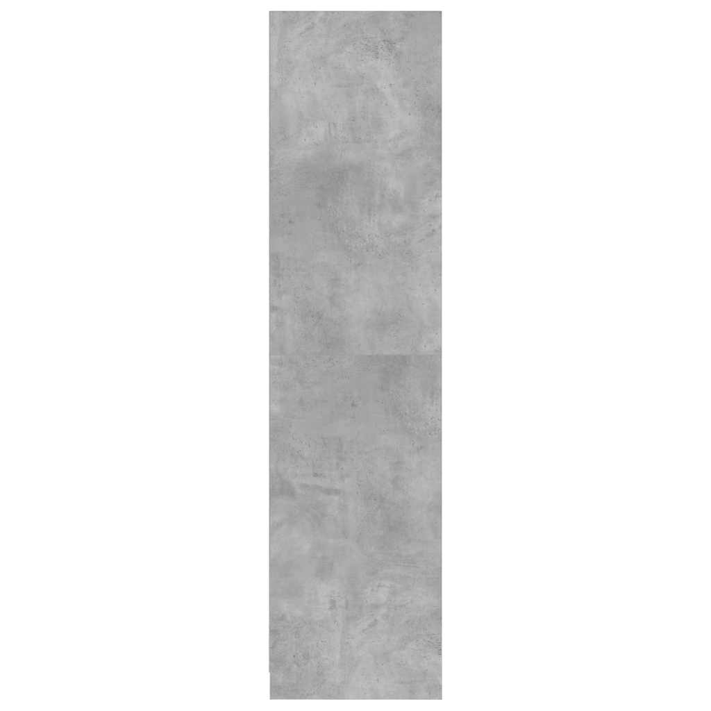 Armadio Grigio Cemento 50x50x200 cm in Legno Multistrato - homemem39
