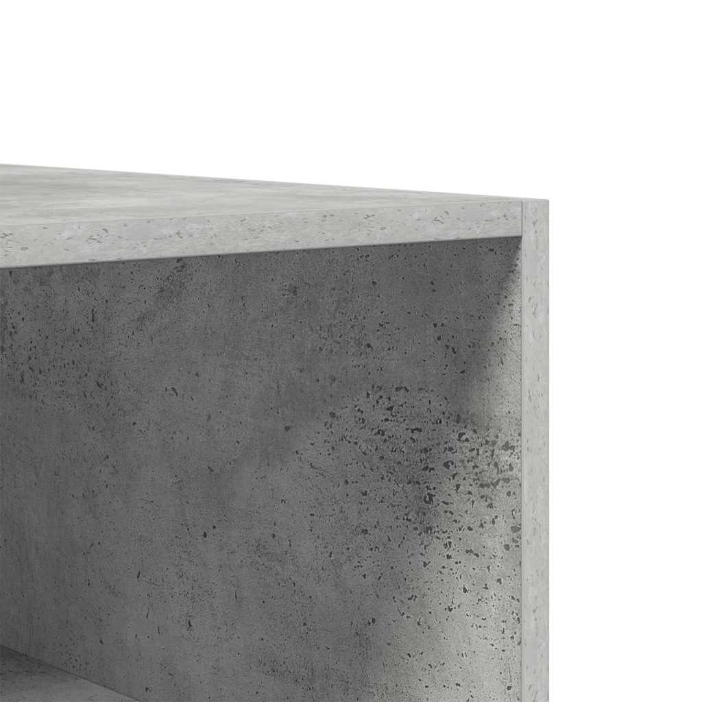Armadio Grigio Cemento 50x50x200 cm in Legno Multistrato | homemem39