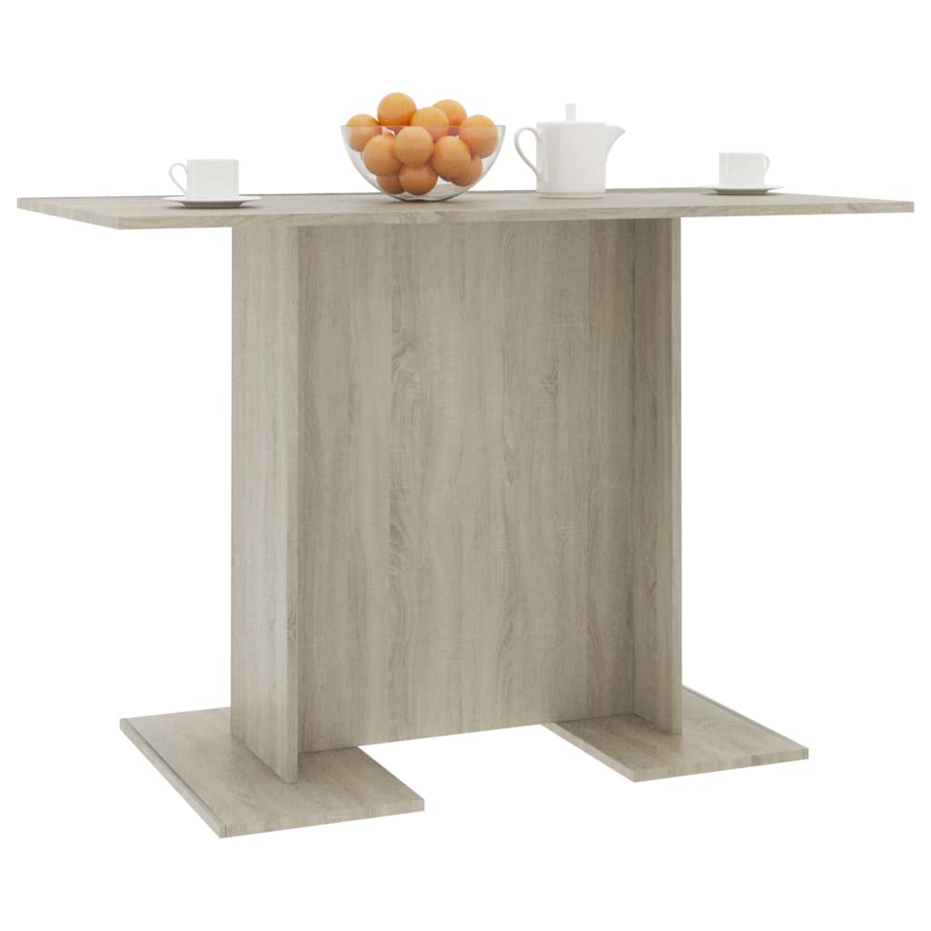 Tavolo da Pranzo Rovere Sonoma 110x60x75cm in Legno Multistrato | homemem39
