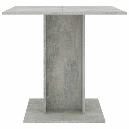 Tavolo da Pranzo Grigio Cemento 80x80x75 cm Legno Multistrato | homemem39