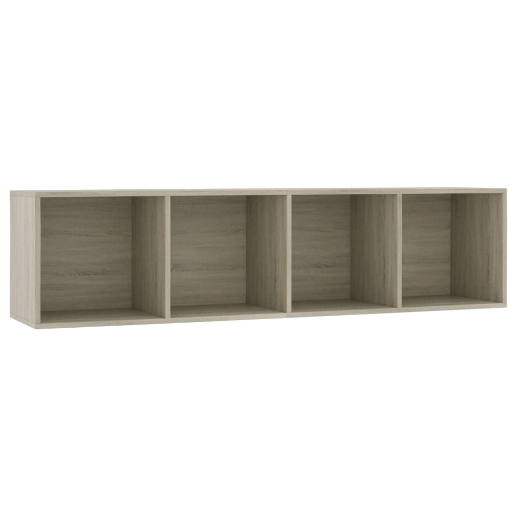 Libreria/Mobile TV Rovere Sonoma 143x30x36 cm | homemem39