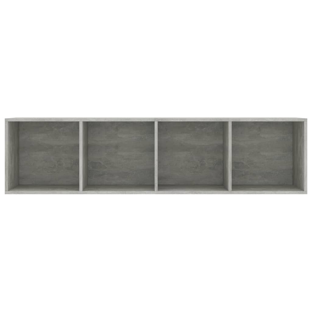 Libreria/Mobile TV Grigio Cemento 143x30x36 cm | homemem39