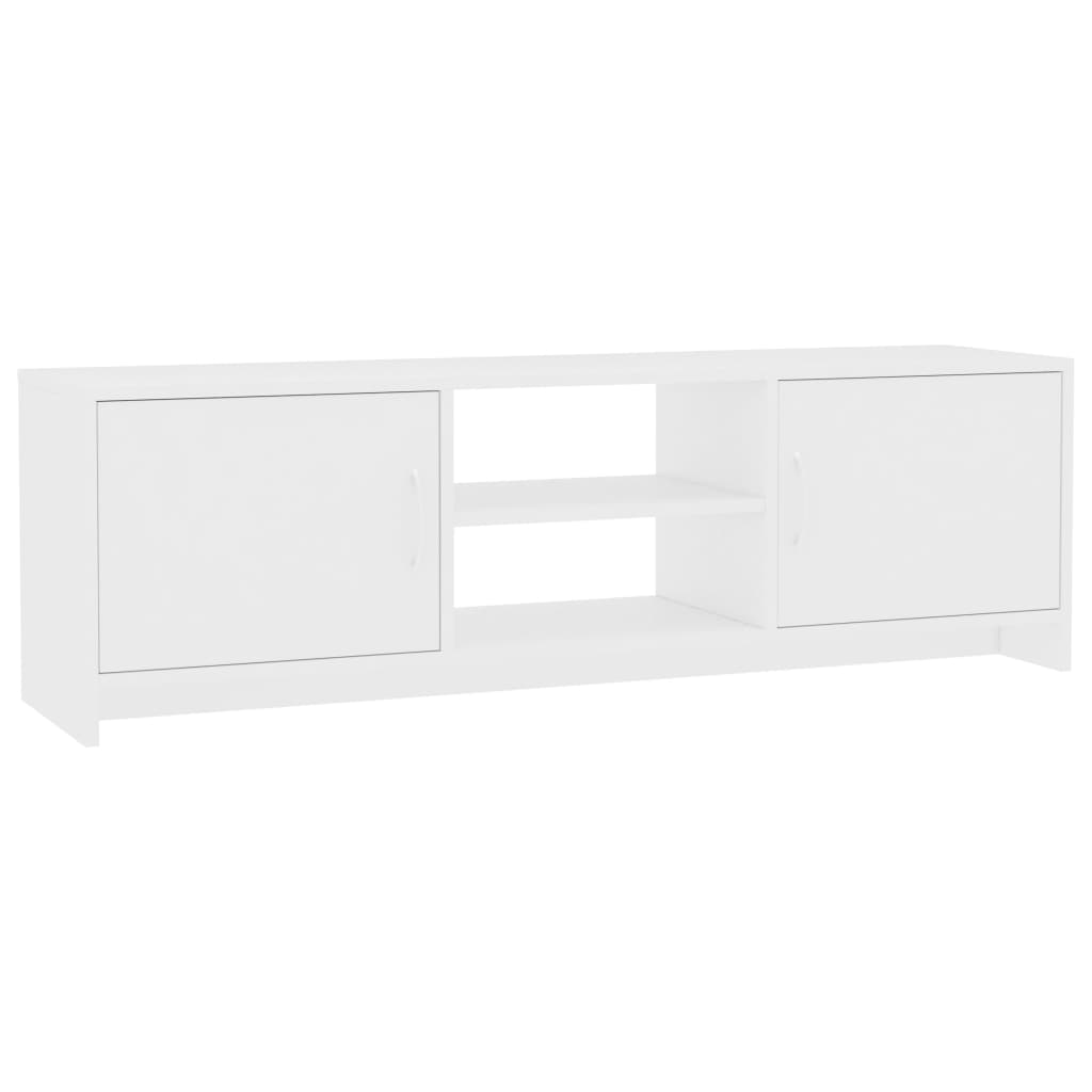 Mobile Porta TV Bianco 120x30x37,5 cm in Legno Multistrato