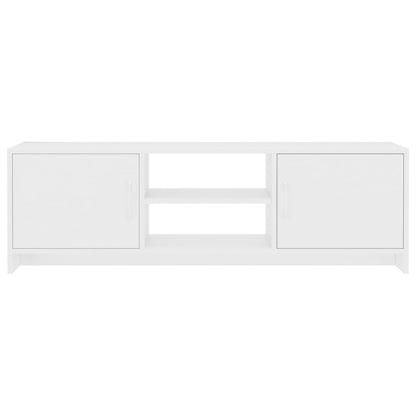 Mobile Porta TV Bianco 120x30x37,5 cm in Legno Multistrato