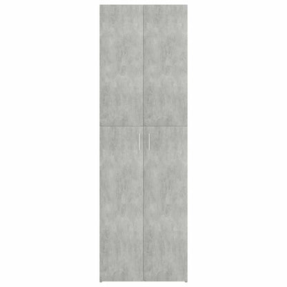 Armadio da Ufficio Grigio Cemento 60x32x190cm Legno Multistrato - homemem39