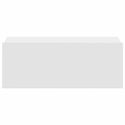 Comodini Pensili 2pz Bianchi 40x30x15 cm in Legno Multistrato - homemem39