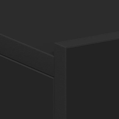 Comodini Pensili 2pz Neri 40x30x15 cm in Legno Multistrato - homemem39