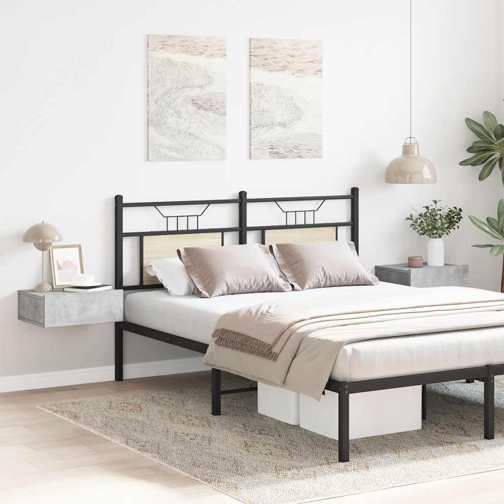 Comodini Pensili 2pz Grigio Cemento 40x30x15 Legno Multistrato - homemem39