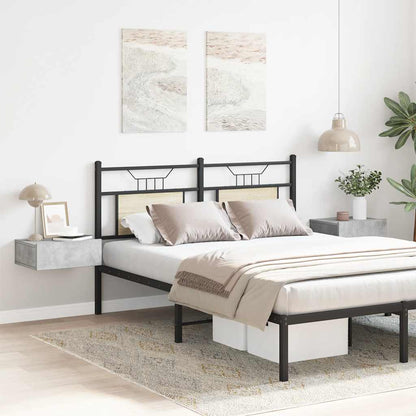 Comodini Pensili 2pz Grigio Cemento 40x30x15 Legno Multistrato - homemem39