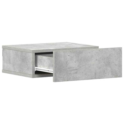 Comodini Pensili 2pz Grigio Cemento 40x30x15 Legno Multistrato - homemem39