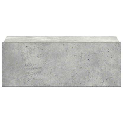 Comodini Pensili 2pz Grigio Cemento 40x30x15 Legno Multistrato - homemem39