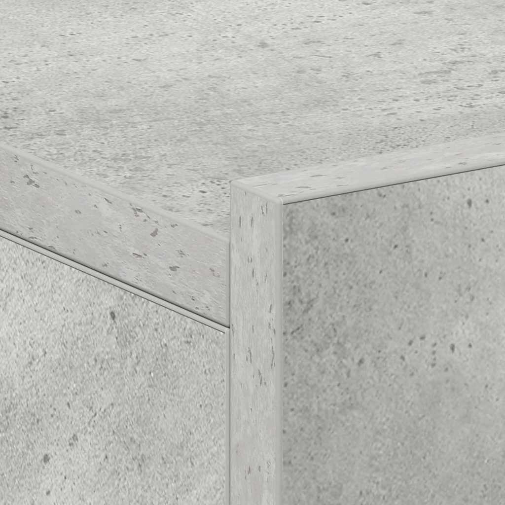 Comodini Pensili 2pz Grigio Cemento 40x30x15 Legno Multistrato - homemem39