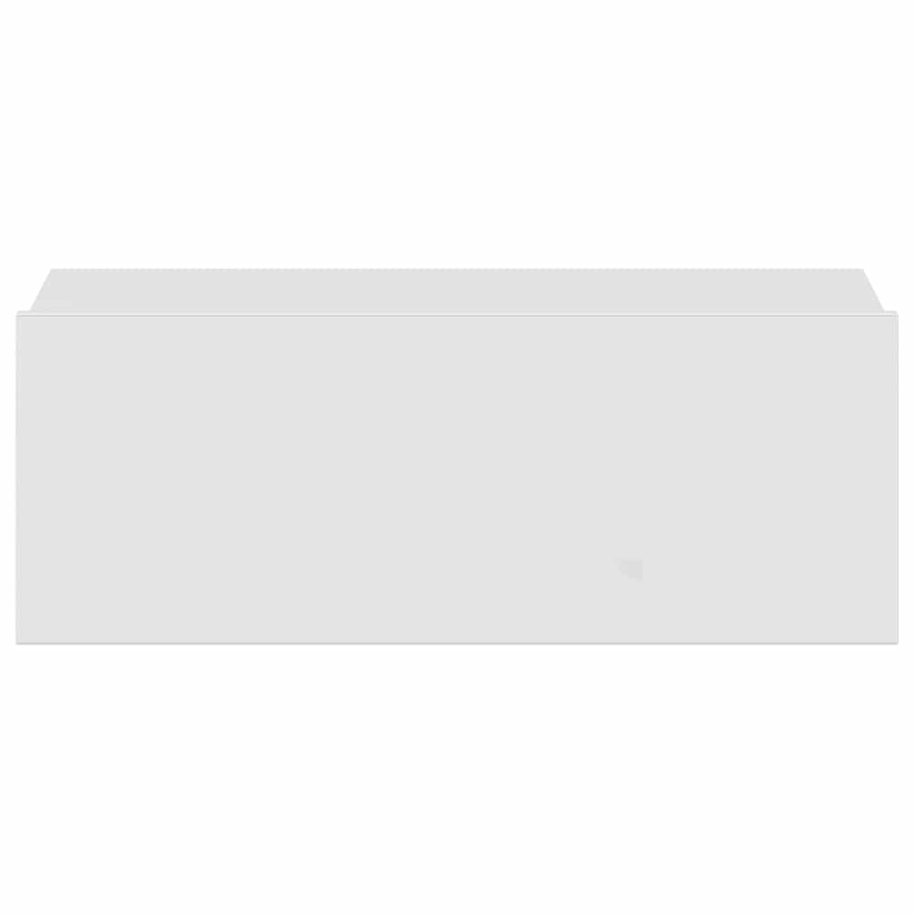 Comodini Pensili 2pz Bianco Lucido 40x30x15cm Legno Multistrato - homemem39