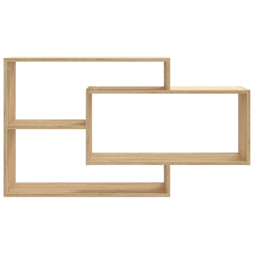 Mensole a Muro Rovere Sonoma 104x20x58,5cm in Legno Multistrato