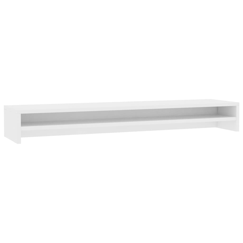 Supporto per Monitor Bianco 100x24x13 cm in Legno Multistrato - homemem39