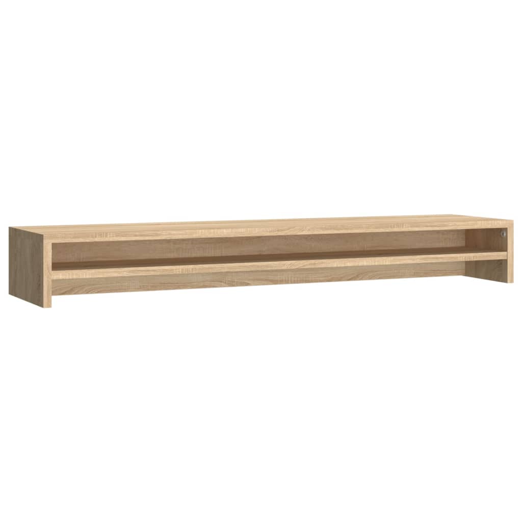 Supporto Monitor Rovere Sonoma 100x24x13 cm Legno Multistrato - homemem39