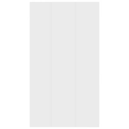 Libreria/Credenza Bianca 66x30x98 cm in Legno Multistrato