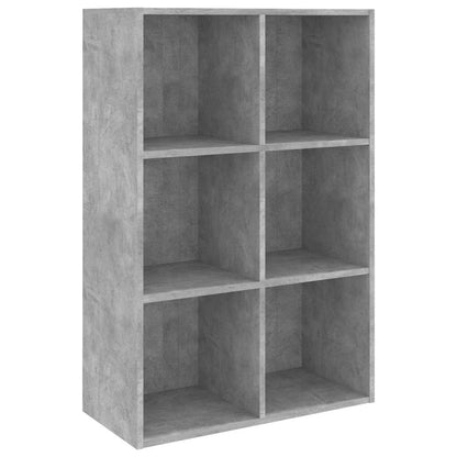 Libreria/Credenza Grigio Cemento 66x30x98 cm Legno Multistrato