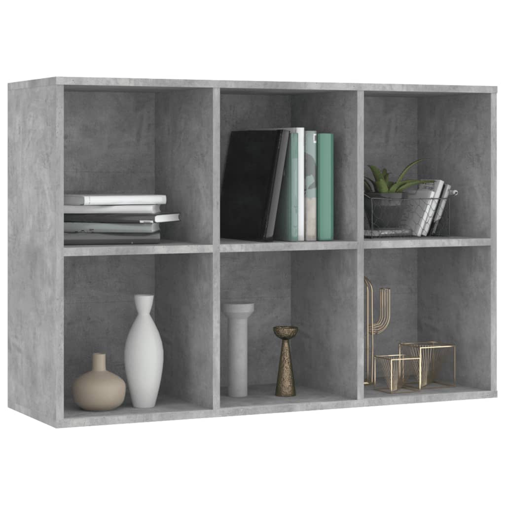 Libreria/Credenza Grigio Cemento 66x30x98 cm Legno Multistrato | homemem39