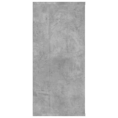 Libreria/Credenza Grigio Cemento 66x30x98 cm Legno Multistrato
