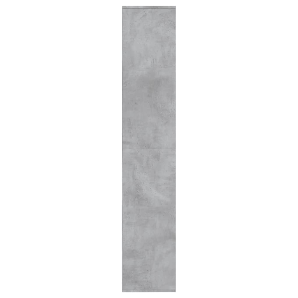 Scarpiera Grigio Cemento 54x34x183 cm in Truciolato - homemem39
