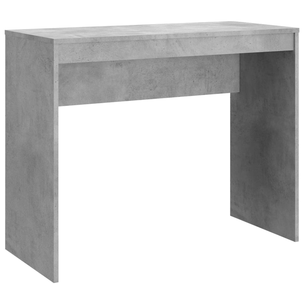 Scrivania Grigio Cemento 90x40x72 cm in Legno Multistrato - homemem39