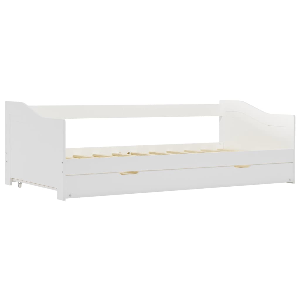 Divano Letto a Scomparsa senza Materasso Legno Pino 90x200 cm | homemem39