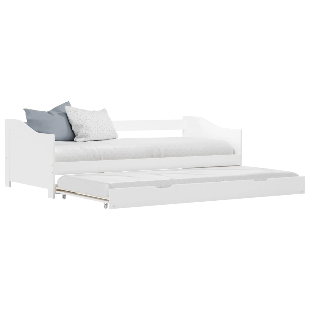 Divano Letto a Scomparsa senza Materasso Legno Pino 90x200 cm | homemem39